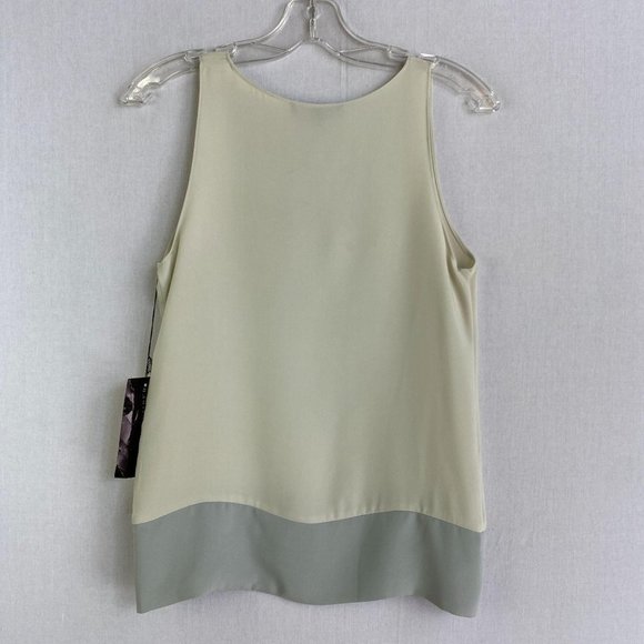 RANDY KEMPER Lime 100% Silk Top NWT - Picture 4 of 6